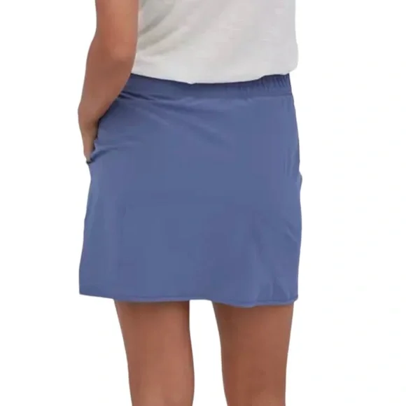 NWT! Patagonia Fleetwith Skort Current Blue - Picture 2 of 4